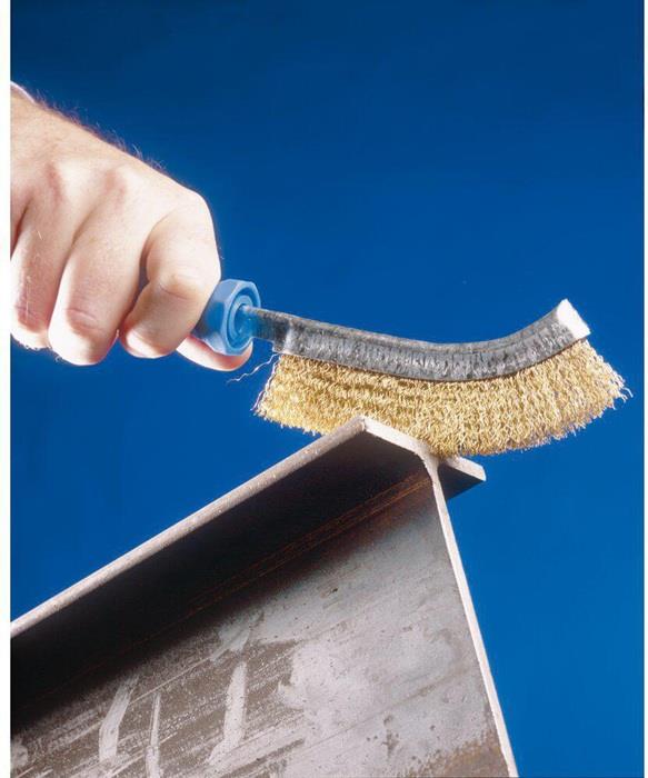 Handbürste HBG 10 MES Länge 265 mm 0,3 mm Messingdraht (MES) Besatzlänge 25 mm PFERD TOOLS