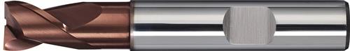 Bohrnutenfräser DIN 6527K TypN D.10mm VHM TiAlN HB Z.2 kurz TECWERK