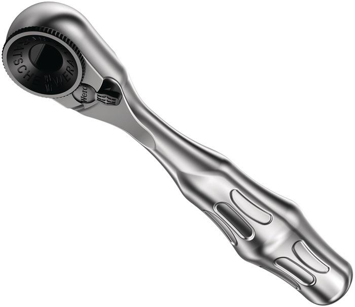 Bit-/Hebelumschaltknarre 8001 A Zyklop 1/4 ″ direkte Bitaufnahme Länge 87 mm 60 Zähne WERA