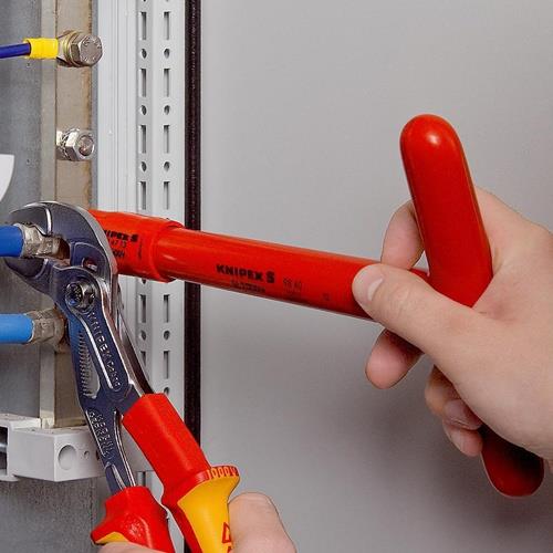 Wasserpumpenzange Cobra® L.250mm Spann-W.46mm verchr.VDE 2K-Hülle KNIPEX