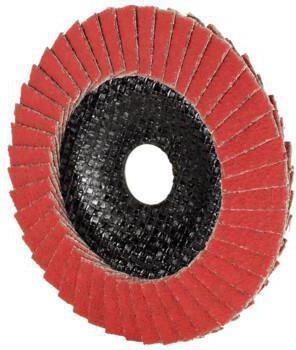 Fächerscheibe PREMIUM CERAMIC D.125mm K.40 gekr.Rostfreier STA CA TYROLIT