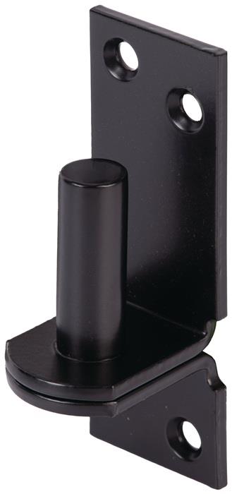 Kloben zum Aufschrauben 16x13xmm verzinkt, schwarz kunststoffbeschichtet GAH