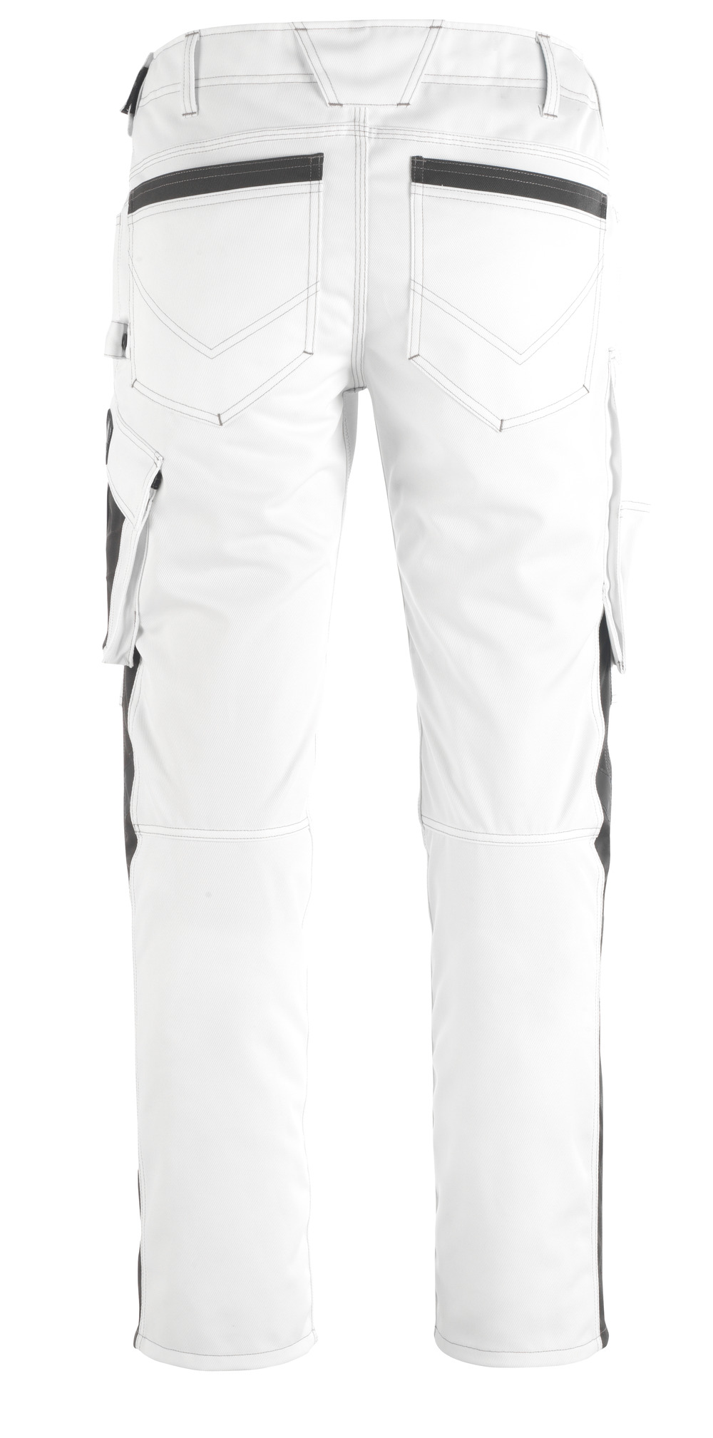 Hose mit Knietaschen UNIQUE Weiß/Dunkelanthrazit 76C54