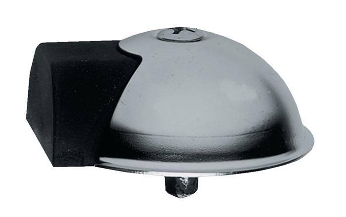 Türpuffer 3847 Ø 65 mm Höhe 22 mm Edelstahl matt Dübelmontage DENI