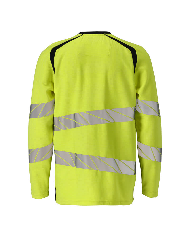 Langarmshirt ACCELERATE MULTISAFE Hi-vis Gelb/Schwarzblau M