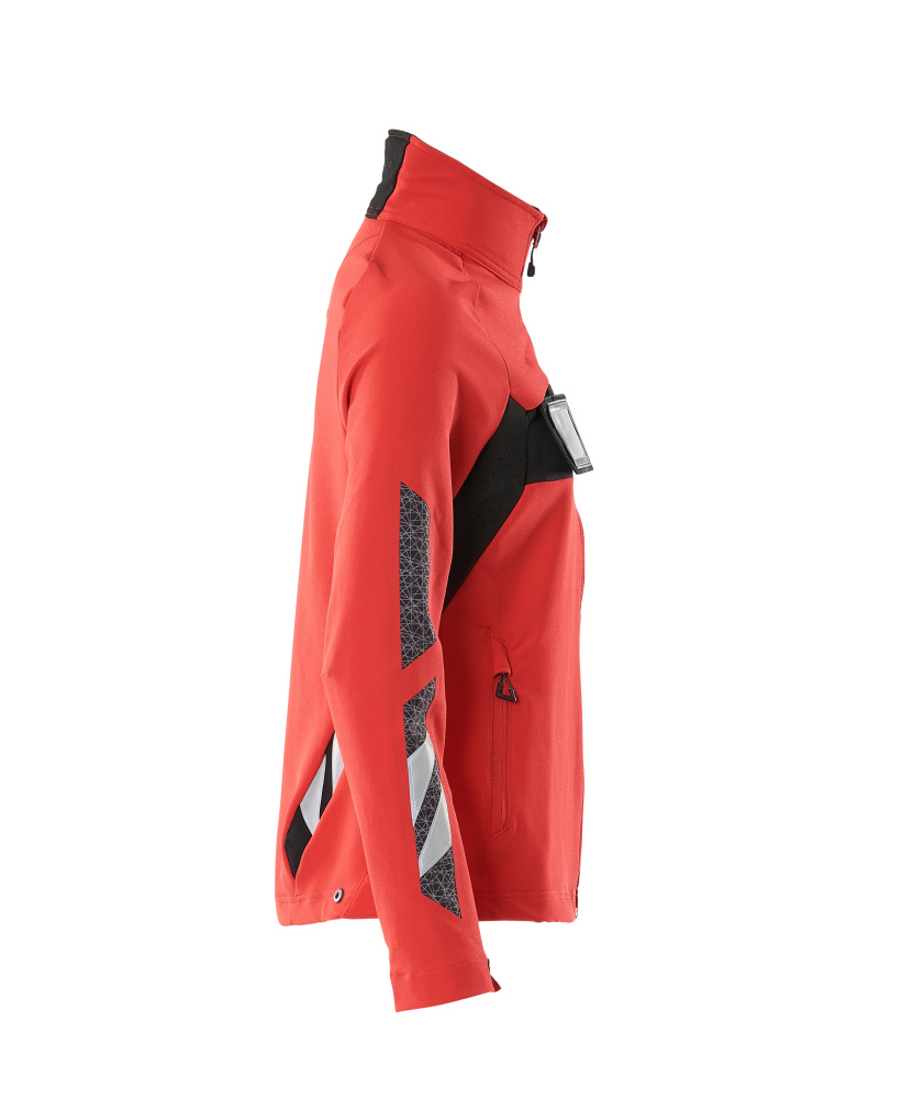 Damen-Passform Jacke ACCELERATE Verkehrsrot/Schwarz 4XL