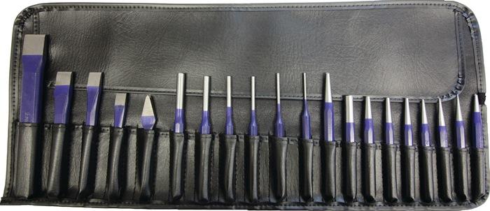 Werkzeugsatz Inhalt 20 teilig Chrom-Vanadium-Lufthärtestahl in Rolltasche PROMAT