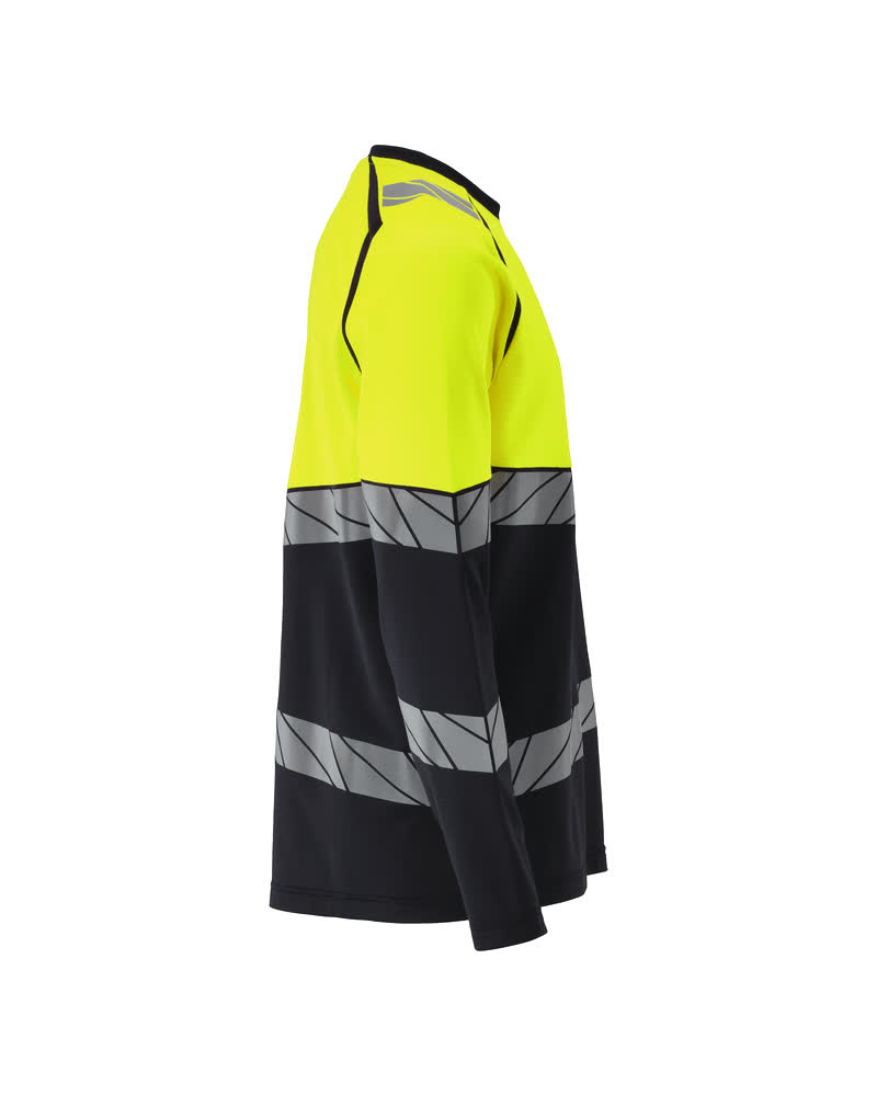 Langarmshirt ACCELERATE SAFE Schwarzblau/Hi-vis Gelb 2XL