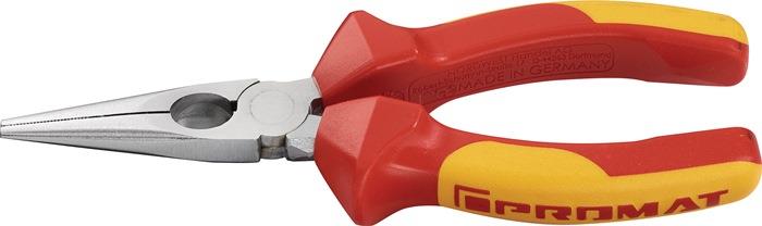 Flachrundzange Länge 160 mm Mehrkomponenten-Hüllen PROMAT