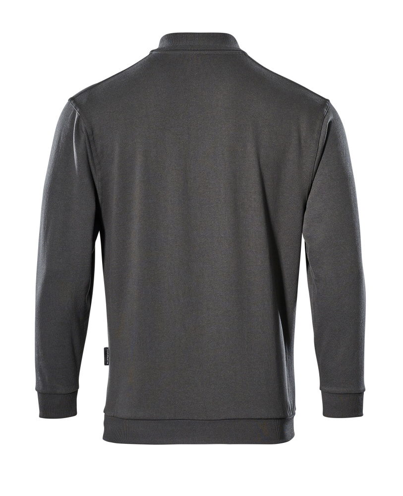 Polo-Sweatshirt CROSSOVER Dunkelanthrazit L