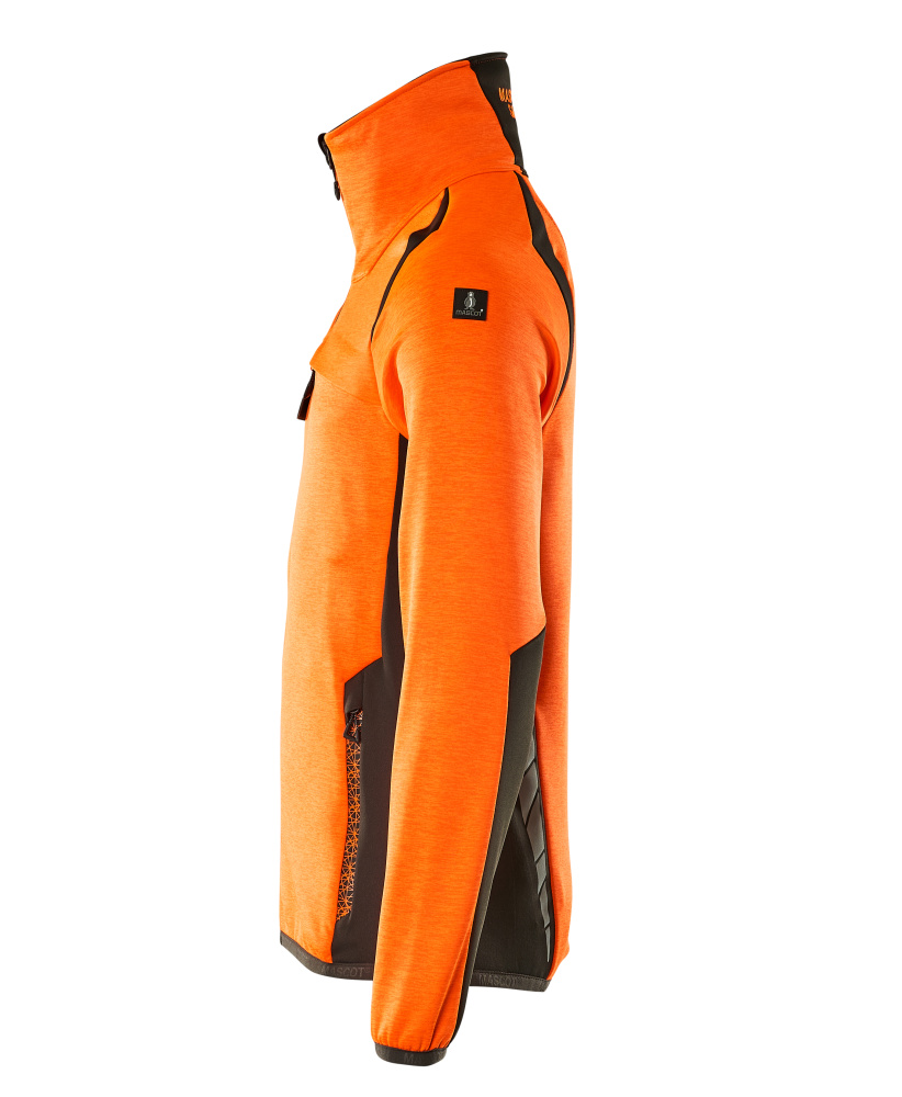 Fleecejacke ACCELERATE SAFE Hi-vis Orange/Dunkelanthrazit L