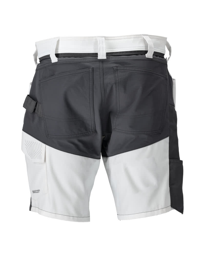 Shorts CUSTOMIZED Weiß/Anthrazitgrau C50
