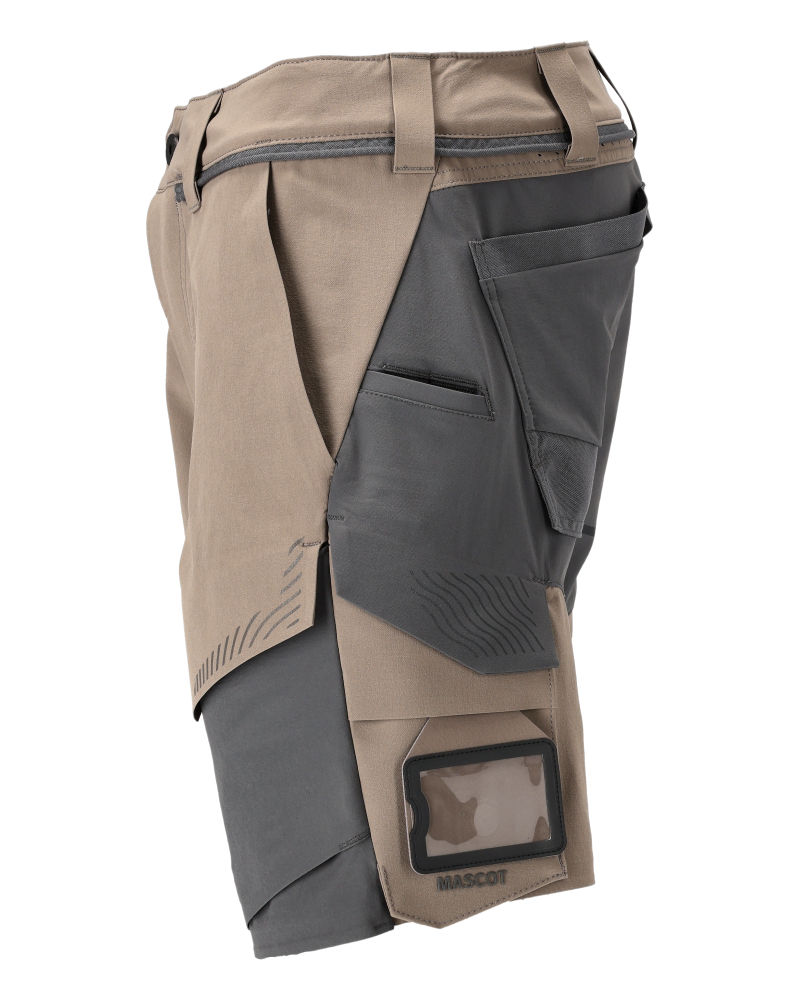 Shorts CUSTOMIZED Dunkel Sandbeige/Anthrazitgrau 24C58