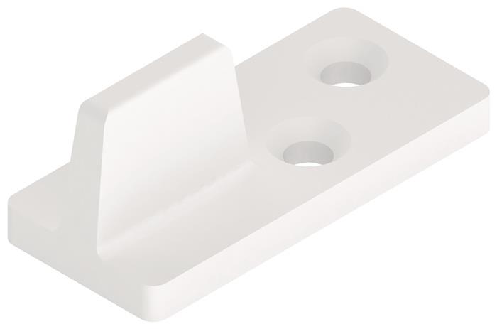 Führungsgleiter 214 Kunststoff weiß Holztüren HELM