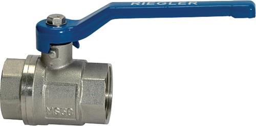 Messingkugelhahn VALVE LINE 16,66mm G 3/8 Zoll innen/innen DN 10mm RIEGLER