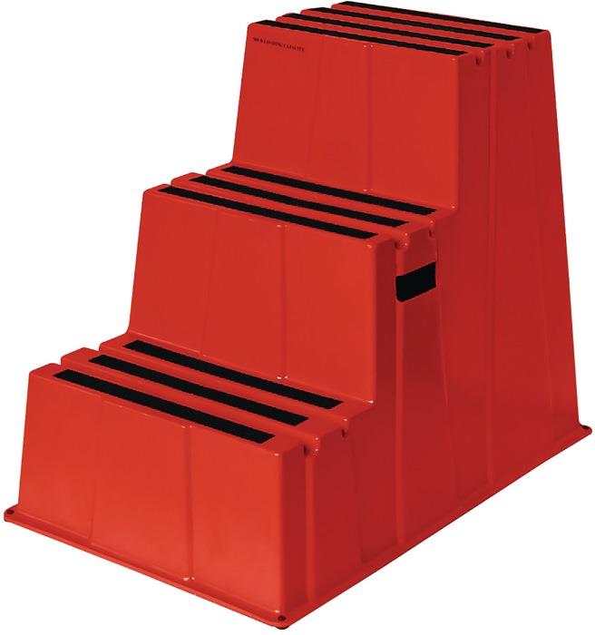 Schwerlasttritt 3 730 mm 11,5 kg rot 730 mm 292/225/225 mm 432 mm