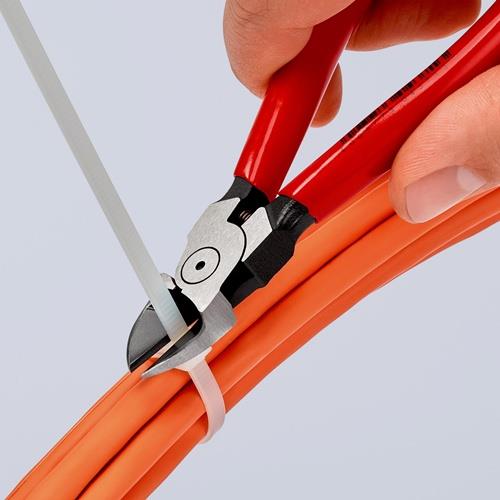 Seitenschneider f.Ku.L.140mm Kopf pol.ger.Ku.-Überzug KNIPEX