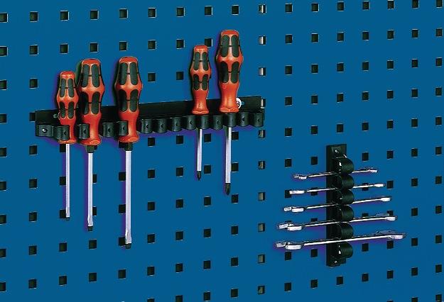 Klemmhalter passend für Lochplatten 3St./Btl. 150 mm 5