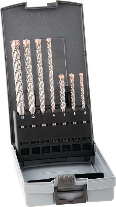 Hammerbohrersatz FORCE X 7-teilig X SDS-plus Kunststoffbox ALPEN