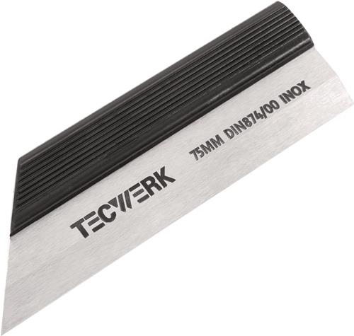 Haarlineal DIN 874/00 L.100mm Spezialstahl Q.23x5mm TECWERK