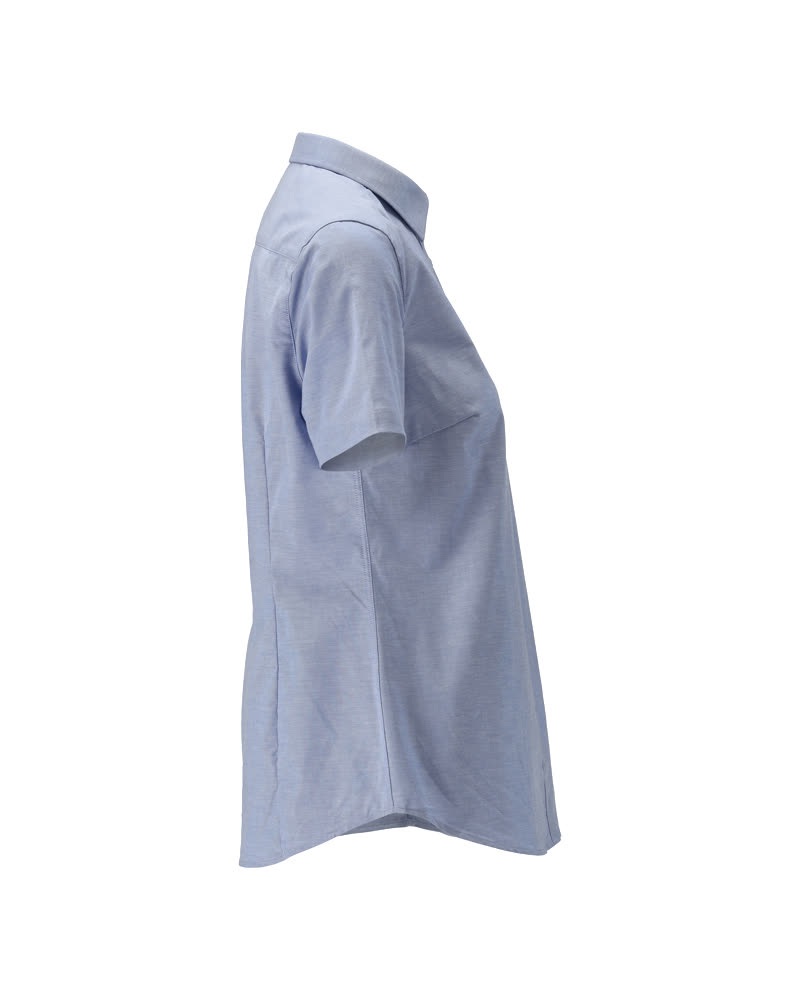 Damen-Passform Hemd, Kurzarm FRONTLINE Hellblau 42