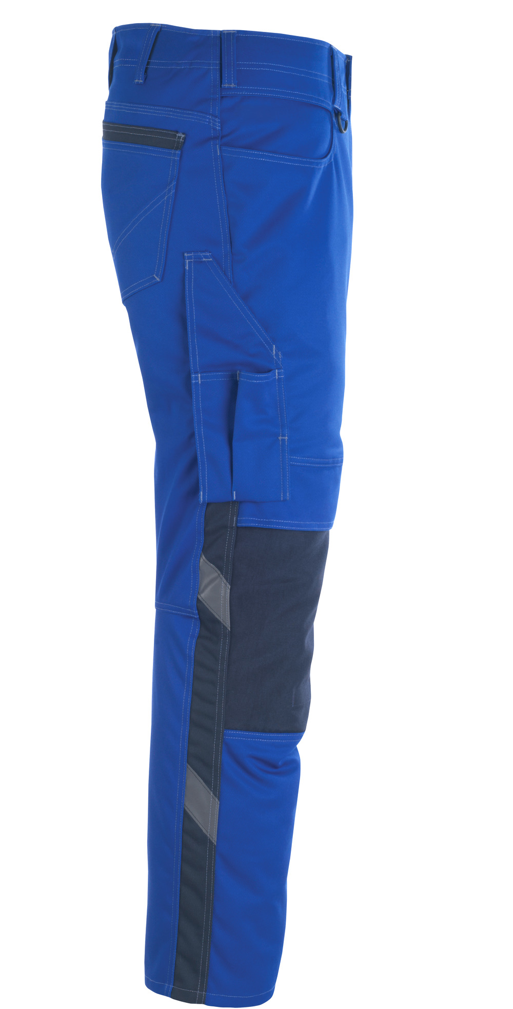 Hose mit Knietaschen UNIQUE Kornblau/Schwarzblau 76C54