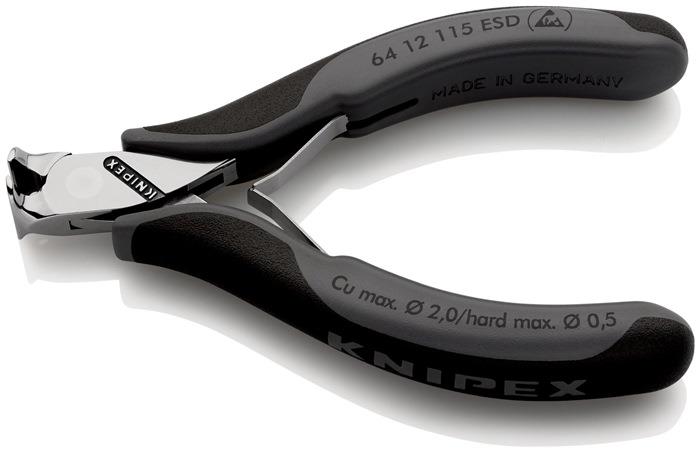 Elektronik Vornschneider 115 mm max. 2 mm max. 0,8 mm 90° gewinkelt 94 g