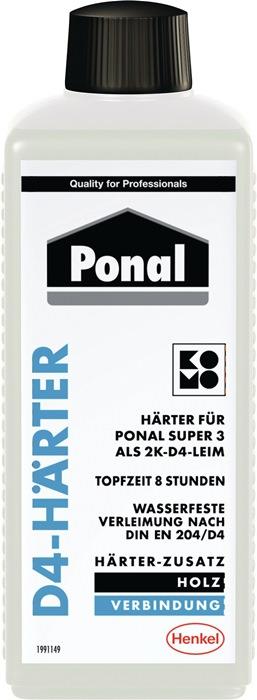 Härter D4 für Ponal Wasserfest (Super 3) PNI3N 250 g Flasche PONAL
