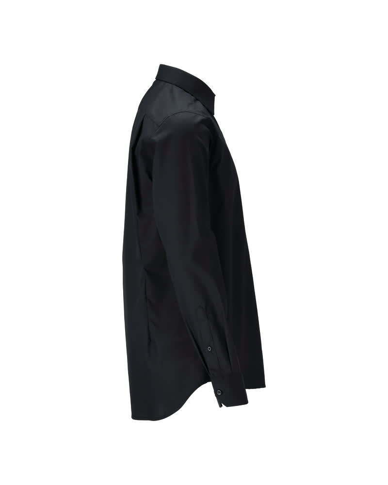 Hemd FRONTLINE Vollschwarz 37-38