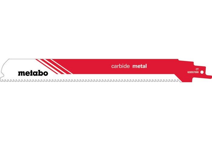 Säbelsägeblatt carbide metal hartmetallbestückt Stück / Karte S1155CHM 225 mm