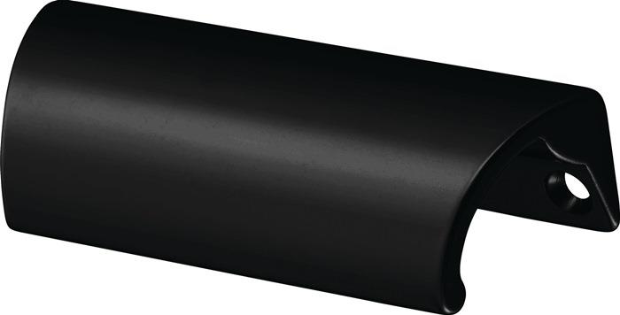 Möbelgriff 78 mm schwarz kunststoffbeschichtet