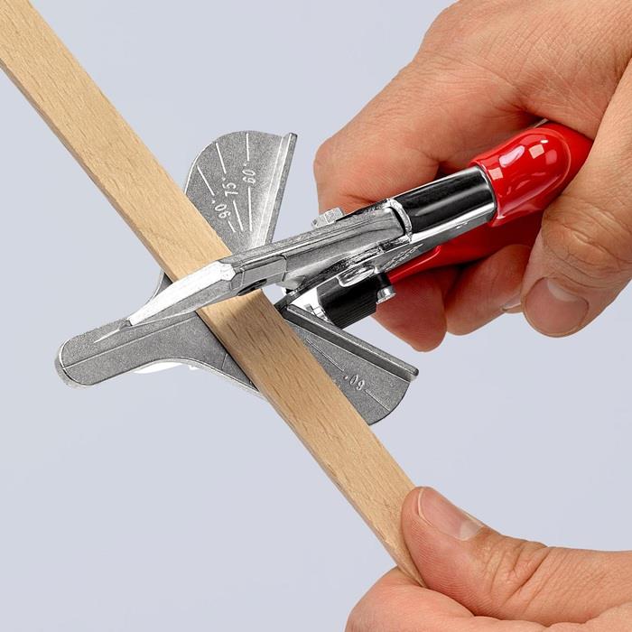 Gehrungsschere Länge 215 mm Klingenlänge 56 mm KNIPEX