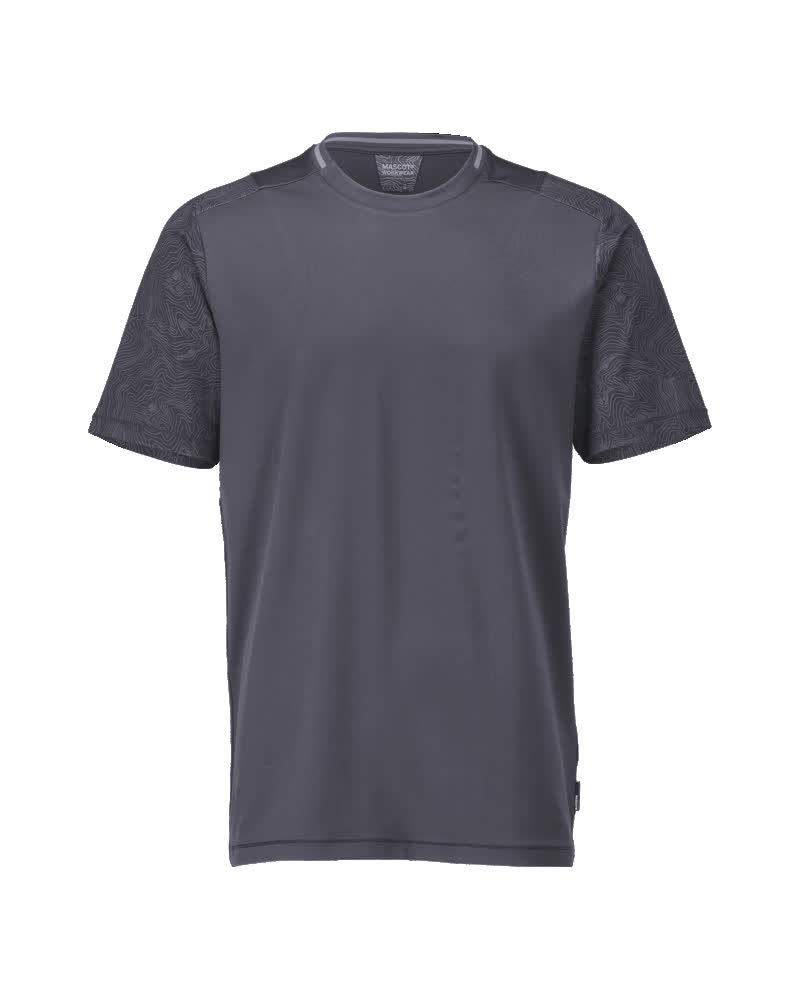 T-Shirt, Kurzarm CUSTOMIZED Anthrazitgrau 2XL