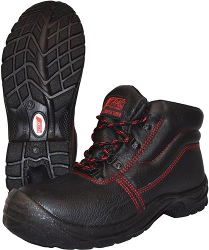 Sicherheitsstiefel BASIC STEP MID Gr.40 schwarz S3 SRC EN20345 Volleder NITRAS