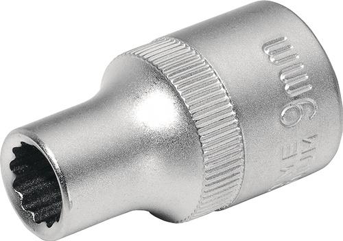 Steckschlüsseleinsatz 1/2 Zoll 12-kant SW 10mm L.40mm TECWERK