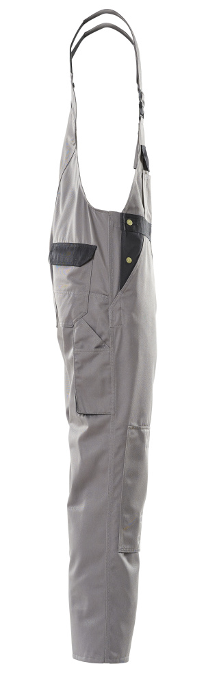 Latzhose mit Knietaschen IMAGE Anthrazit/Schwarz 82C46