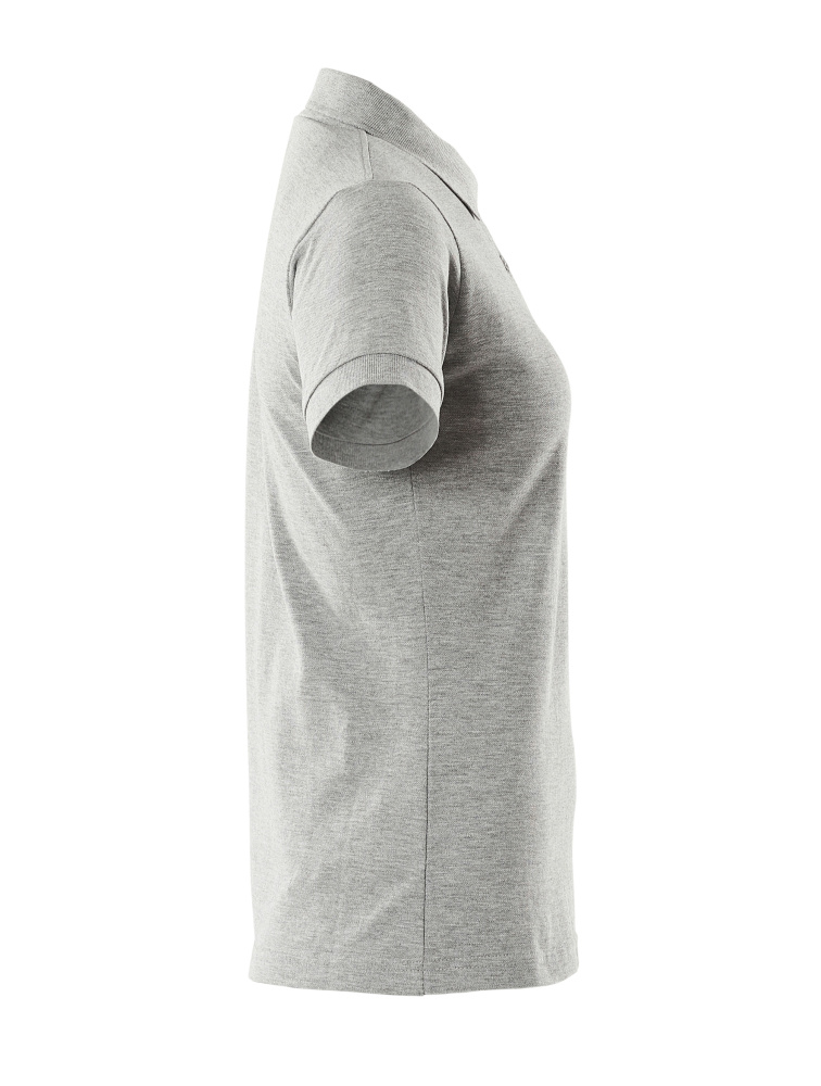 Damen-Passform Polo-Shirt CROSSOVER Grau-meliert 3XLONE