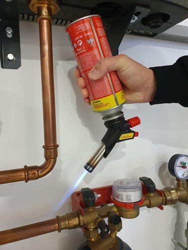 Lötlampe Kit RS 220 m.Gaskartusche 73 g/h 1,0 kW ROTHENBERGER