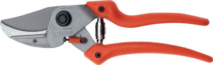 Gartenschere Amboss Löwe 8.107 Professional, Power Cut Gesamtlänge 210 mm Schneidleistung 24 mm m. Ku-Griffen ORIGINAL LÖWE