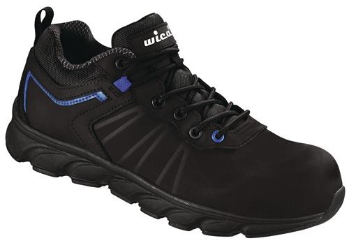 Sicherheitsschuh VEZZO Gr.40W.10,5 schwarz/blau S3 SRC EN20345 Action-Nubuk WICA
