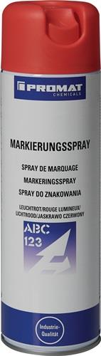 Markierungsspray leuchtrot 500 ml Spraydose PROMAT CHEMICALS