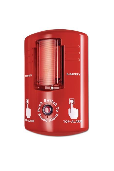 Top-Alarm rot Sensor: manuell Wandmontage Signallautstärke: 100 (+/- 5 dB) dB/1m B-SAFETY