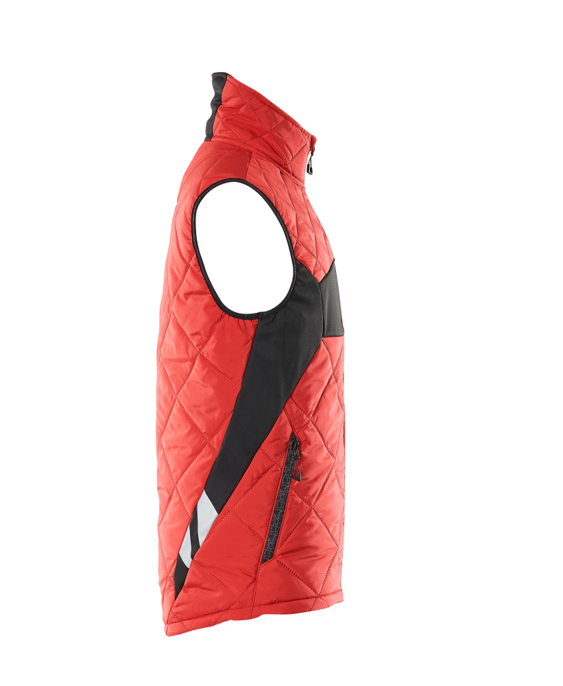 Thermoweste ACCELERATE Verkehrsrot/Schwarz 4XL