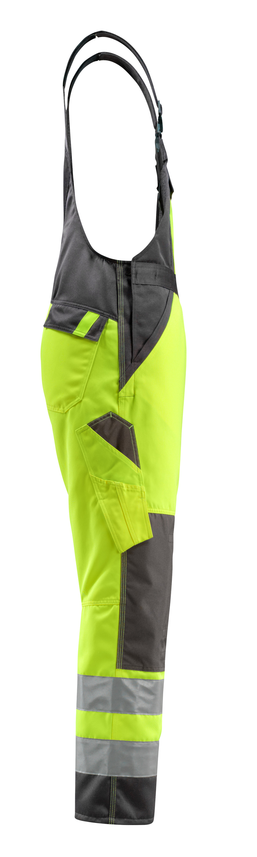 Latzhose mit Knietaschen SAFE LIGHT Hi-vis Gelb/Dunkelanthrazit 82C62