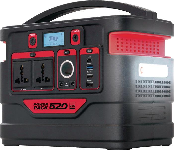 Akku-Powerbank POWER PACK 520 20 (518 Wh) Ah Lithium-Ionen-Polymer (7 Zellen) Ladezeit 8 h GYS