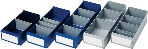 Regalkasten L400xB160xH100/112mm blau PS LA-KA-PE