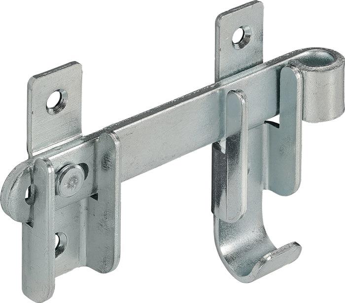 Schlagladenüberwurf Länge 120 mm Breite 27 mm Stärke 3 mm Stahl blau verzinkt VORMANN