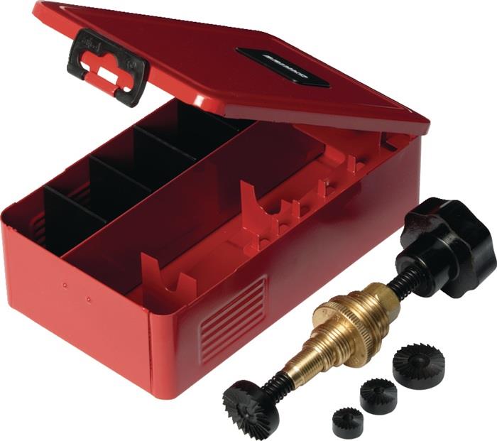 Wasserhahnventilfräserset Arbeitsbereich 3/8-1 ″ Metallkassette BRINKO