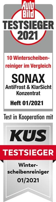Scheibenreiniger AntiFrost+KlarSicht Konzentrat Citrus Konzentrat 5 l Kanister SONAX