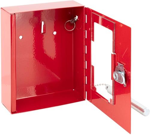 Notschlüsselbox EMG 6165 H150xB120,00xT48mm rot Stal Anz.Hak.1 BURG-WÄCHTER